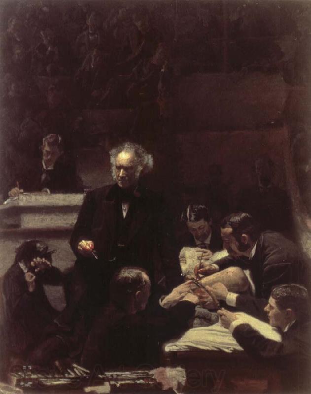 Thomas Eakins The clinic of dr. Majorities